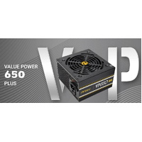 Antec VPP 650w 80 PLUS @ 85% Efficiency AC 120V - 240V, Continuous Power, 120mm Silent Fan. ATX Power Supply, PSU,3 Years Warranty.