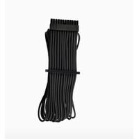 For Corsair PSU - BLACK Premium Individually Sleeved ATX 24-Pin Cable Type 4 Gen 4  Black