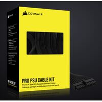 For Corsair PSU - Premium Individually Sleeved DC Cable Pro Kit Type 5 (Generation 5) BLACK