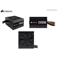 Corsair 550W CV Series CV550 80 PLUS Bronze Certified Up to 88pct Efficiency  Compact 125mm design easy fit and airflow ATX PSU   CV650
