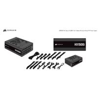 Corsair 1500W HXi 80+ Platinum Fully Modular 135mm FAN, Low Noise, Zero RPM, ICUE Monitor,  ATX Power Supply, PSU, 10 Years Warranty 2022 (LS)