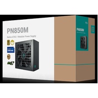 DeepCool PN850M Gamer Storm 850W 80 Gold Certified Fully Modular ATX Power Supply, 120mm Fan, Japanese Capacitors, DC to DC, ATX12V V3.1, 100,000 MTB