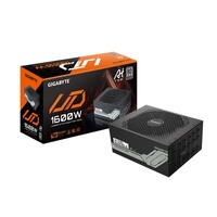 Gigabyte GP-UD1600PM PG5 AI TOP Power Supply, 1600W,  ATX12V,   80 PLUS Platinum Fan,  Type 140mm Double Ball Bearing fan  100,000 hours, 3 years
