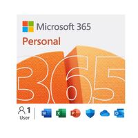 Microsoft 365 Personal 2023 English APAC 1 Year Subscription Medialess NEW for PC & Mac.