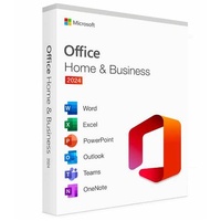 Promo-Microsoft Office Home  Business 2024 English APAC Medialess Retail New. Word, Excel, Power Point, Outlook for PC and Mac