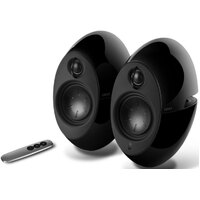 Edifier E25HD LUNA HD Bluetooth Speakers Black - BT 4.0 3.5mm AUX Optical DSP  74W Speakers  Curved design Dual 2x3 Passive Bass Wireless Remote 