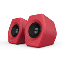 Edifier G2000 Gaming 2.0 Speakers System - Bluetooth V4.2  USB Sound Card  AUX Input RGB 12 Light Effects  16W RMS Power Red