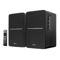 Edifier R1280DBS - 2.0 Lifestyle Bookshelf Bluetooth Studio Speakers - Optical Coaxial Bluetooth Line In1 Line2 R L: 21W21W Black