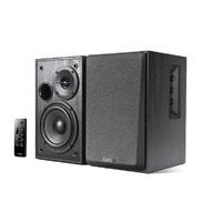 Edifier R1580MB - 2.0 Lifestyle Active Bookshelf Bluetooth Studio Speakers  BT4.0 AUX Bass Dual Microphone Input for Social Events and Meetings 
