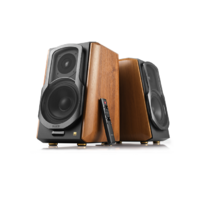 Edifier S1000MKII 2.0 Active Lifestyle Bookshelf Bluetooth Studio Speakers Brown