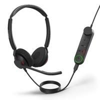 Jabra Engage 50 II Dual UC Corded USB-C A Headset, Best Headset for Clear Customer Calls Ultra-Lightweight Hearing Protection Smartringer Busylight
