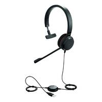 Jabra Evolve 20 UC Mono SE Professional  Headset Active Noise-cancelling HD Voice Quality Jabra Software Compatible 2ys Warranty