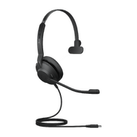 Jabra Evolve2 30 SE Wired USB-C UC Mono Headset Lightweight  Durable Noise Isolating Ear Cushions Clear Calls 2Yr Warranty
