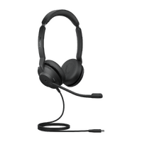 Jabra Evolve2 30 SE Wired USB-C MS Stereo Headset Lightweight  Durable Noise Isolating Ear Cushions Clear Calls 2Yr Warranty