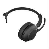Jabra Evolve2 65 MS Mono Black Bluetooth Headset Link 380 USB-A Passive Noise-cancelling 2ys Warranty