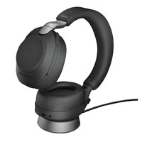 Jabra Evolve2 85 UC Stereo Black Link 380 USB-A and Charging Stand USB-A ANC Bluetooth Headset