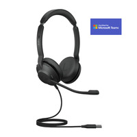 Jabra EVOLVE2 30 MS USB-A Wires Stereo Business Headset Microsoft Teams Certified Noise Cancellation 2ys Warranty