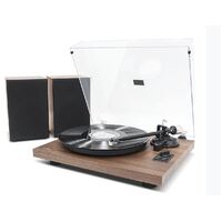 mbeatHIFI Turntable with Speakers - Vinyl Turntable Record Player with 36W Bookshelf Speakers 33 45 RPM Bluetooth Streaming via Smart Devices