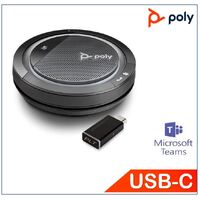Plantronics Poly Calisto 5300-M with USB-C BT600 dongle Bluetooth Speakerphone Teams certified Portable and personal Easy Connect and control