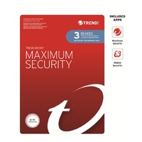 Trend Micro Maximum Security Plus (3 Devices) 1 Year Add-on Auto Renew