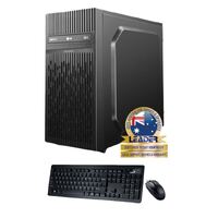 Leader Visionary 3230 Desktop Intel i3-12100 CPU 8GB DDR4 250GB M.2 NVMe SSD DVD-RW 450W PSU H610 Chipset Windows 11 Home 1 Year Warranty