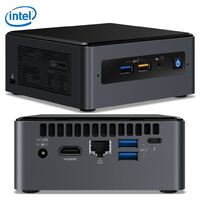 Intel NUC i5-7260U 3.4GHz 2xDDR4 SODIMM 2.5' HDD M.2 SSD HDMI USB-C DP 3xDisplays GbE LAN Wifi BT 4xUSB3.0 no AC cord