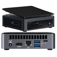 Intel NUC i7-10710U 4.7GHz 2xDDR4 M.2 3xDisplays HDMI USB-C DP GbE LAN WiFi BT VESA Thunderbolt 3 4xUSB3.1 no AC cord