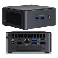 Intel NUC i7-1165G7 Pro 4.7 GHz 2xDDR4 SODIMM M.2 & 2.5' SSD 4xDisplays Iris Xe 2xHDMI 2xDP via USB-C 2xThuderbolt WiFi6 4xUSB GbE LAN no AC Cord
