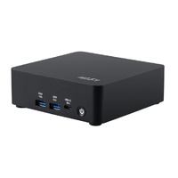 MSI Cubi NUC AI 1UMG-013BAU Mini PC Black Barebone Core Ultra 5 125H 2x Thunderbolt 4 2x HDMI 2x Intel I226V (2.5G) Wi-Fi 6E AX211 3Y