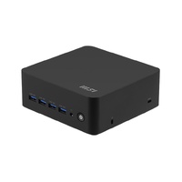 MSI Cubi Z AI 8M with Hawk Point R5, Ryzen 5 8645HS Up to DDR5 dTPM 2M.2 2HDMI 2USB C 4.0 4Display 2LAN Wifi6E Card Reader Power Switch Cable 3Y