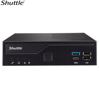 Shuttle DH610 Slim Mini PC 1L Barebone-Intel 12th 13th Gen  2xDDR4 2.5 inch HDD SSD bay 2xLAN (1G  2.5G) 2xRS232(RS422 485) HDMI 2xDP 120W Vesa M