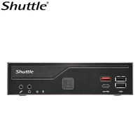 Shuttle DH810 Slim Mini PC 1.3L chassis - Intel Core Ultra 200 serie ,2 x DDR5 SODIMM slots,48GB, 2xLAN (1G  2.5G), 2xRS232, HDMI, 2xDP, 120W, Vesa