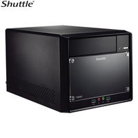 Shuttle SH510R4 XPC Cube 13L Barebone-Support Intel 11 10th Gen 2x DDR4 LAN PCIEx16 PCIEx1 M.2 2280 2x3.5 inch HDD  5.25 inch ODD bay 300W HDMI DP