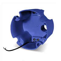 TruAudio Back box for 8' Shadow™, Phantom™, Ghost™, REV6 and REV6P in-ceiling speakers. Blue ABS plastic back box, gold binding posts. Sold Each