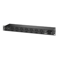 APC SurgeArrest Performance Rack PDU Power Board 1U 230V 11A Input 7x Aus Outlets