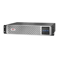 APC Smart-UPS 1000VA 800W Line Interactive UPS 2U RM 230V 10A Input 6x IEC C13 Outlets Li-Ion Battery SmartConnect Port  Slot Short Depth