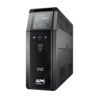 APC Back-UPS Pro 1600VA/960W Line Interactive UPS, Tower, 230V/10A Input, 8x IEC C13 Outlets, Lead Acid Battery, USB Type A + C Ports, LCD