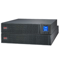 APC Easy UPS 3000VA 2400W Online UPS 4U RM 230V 16A Input 4x IEC C13 Outlets Lead Acid Battery W  Battery Pack W  Rail Kit