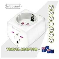 Sansai Universal Travel Adaptor 10A 240V 2400W 50Hz compatible for UK USA China Japan Italy and more other countries travel in Australia  New Zealand