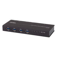 Aten Industrial Peripheral Switch 4x4 USB 3.1 Gen1 4x Devices 4x USB 3.1 Gen1 Ports Remote Port Selector Supports RS-422 RS485 Remote Controller