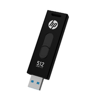 HP X911W 512GB USB 3.2 Type-A 300MB/s 410MB/s Flash Drive Memory Stick 0°C to 60°C External Storage for Windows 8 10 11 Mac