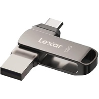 Lexar D400 256GB JumpDrive BL Titanium USB 3.1 Type-C, up to 130MB s read  transfer content between your USB Type-CTM and Type-A devices.