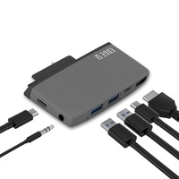 mbeat  Edge Go Multifunction USB- C Hub for Microsoft Surface Go （USB 3.0 Data x 2 USB-C Data x 1 HDMI 3.5mm Audio USB-C PD pass through charge)