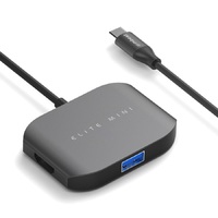  mbeat USB-C Multi-port Adapter (HDMI  USB 3.01  USB 2.01) - Space Grey Aluminium Design