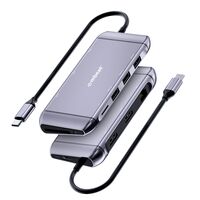 mbeat  Elite X11 Dual Display Docking Station - 2x 4K HDMI 1xUSB-C Power Delivery 100W 3xUSB 3.0 MicroSD SD Card 1x RJ45