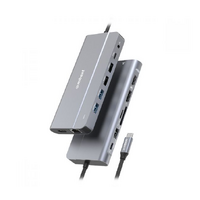 mbeat Elite X14 Triple 4K Display Multi-Port USB-C Hub USB-C 3.2 Gen 2  1, Supports USB-C DisplayPort 1.4 (DP-Alt Mode)  HDMI 2.0 Version  2, Max.