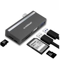 mbeat  Essential  5-IN-1 USB- C Hub ( USB hub 2.0 3.0 SD TF Card Reader Supports SDXC MicroSDXC)