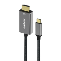 mbeat Tough Link 1.8m 4K USB-C to HDMI Cable - Extend USB-C Laptop Tablet or Smartphone Video to HDMI Monitor Projector HDTV 4K 60Hz(38402160)