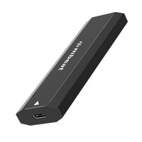 mbeat Elite USB-C to M.2 SSD Enclosure - Pocket Size Ultra Durable Supports M Key BM Key SSD Size 2230 2242 2260 2280 NVME SATA 50cm Cable