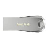 SanDisk 128GB Ultra Luxe USB3.1 Flash Drive Memory Stick USB Type-A 150MB s capless sliver 5 Years Limited Warranty